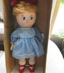DOLLY DINGLE BLUE CHECK A